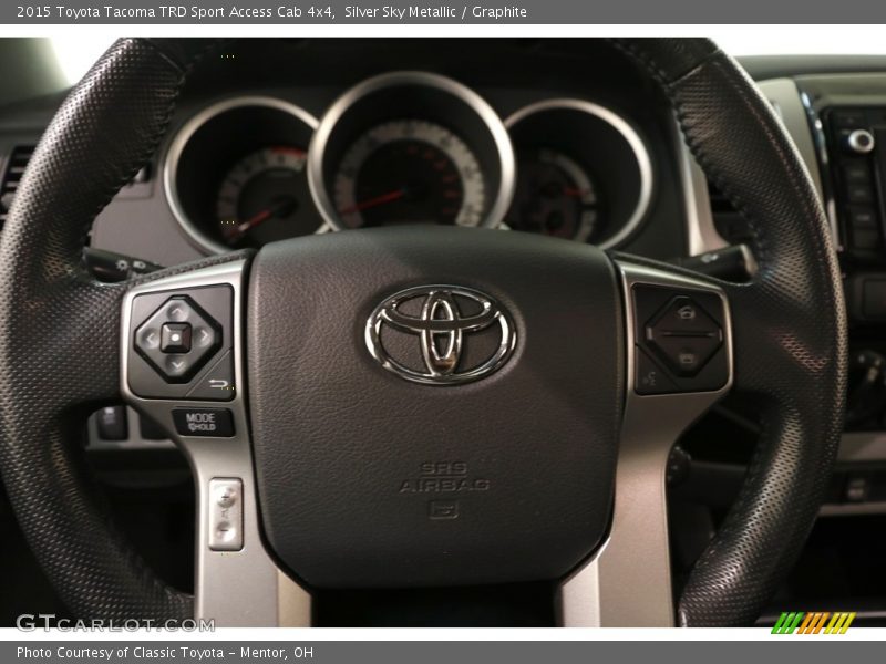 Silver Sky Metallic / Graphite 2015 Toyota Tacoma TRD Sport Access Cab 4x4