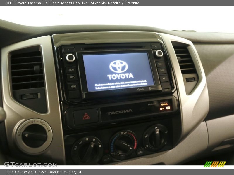 Silver Sky Metallic / Graphite 2015 Toyota Tacoma TRD Sport Access Cab 4x4