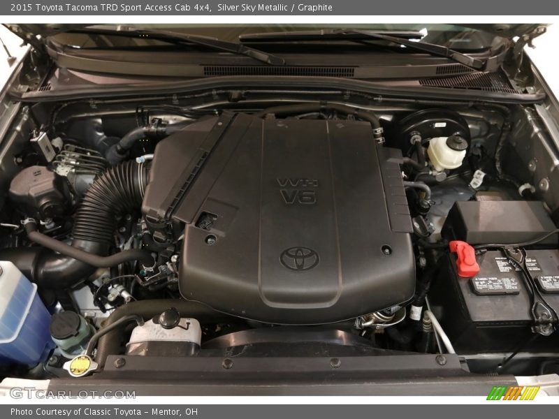 Silver Sky Metallic / Graphite 2015 Toyota Tacoma TRD Sport Access Cab 4x4