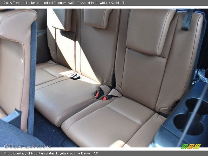 Blizzard Pearl White / Saddle Tan 2019 Toyota Highlander Limited Platinum AWD