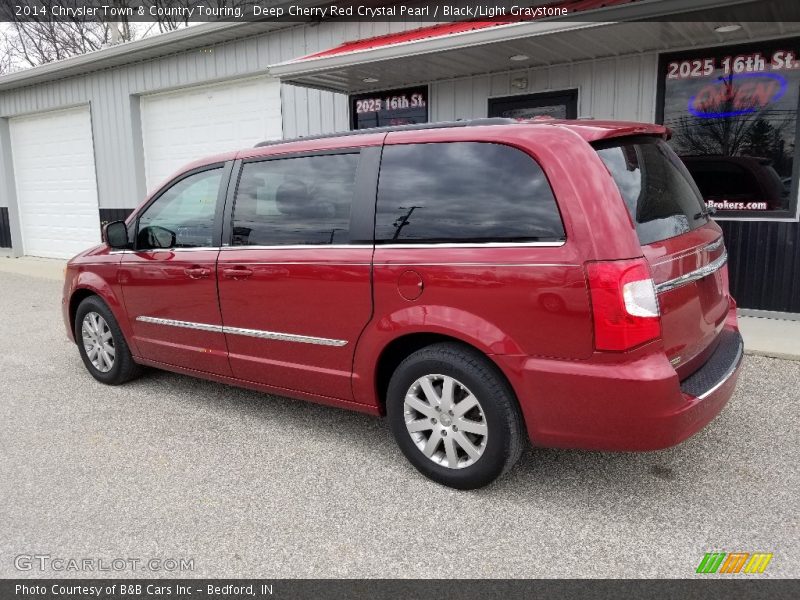 Deep Cherry Red Crystal Pearl / Black/Light Graystone 2014 Chrysler Town & Country Touring