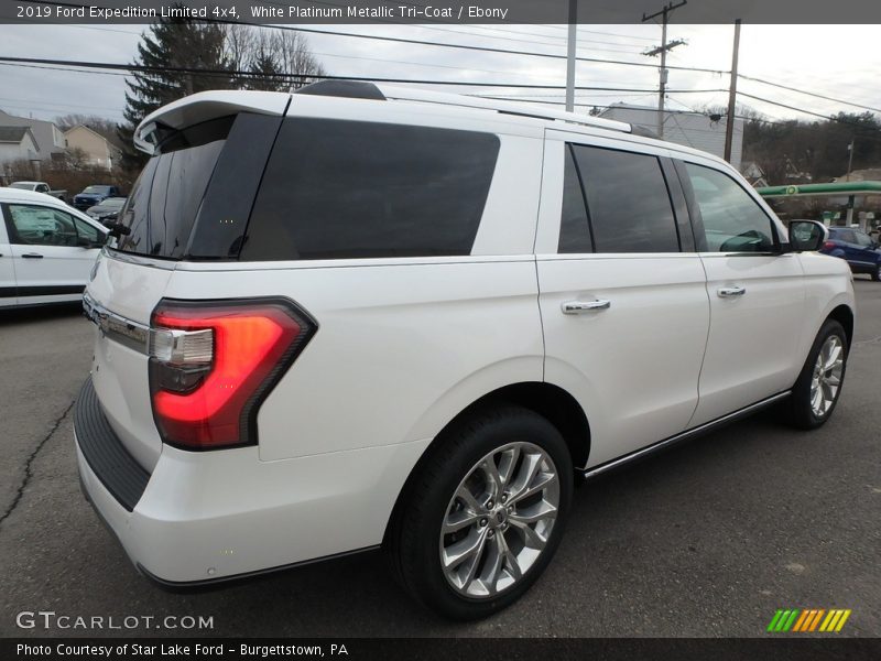 White Platinum Metallic Tri-Coat / Ebony 2019 Ford Expedition Limited 4x4