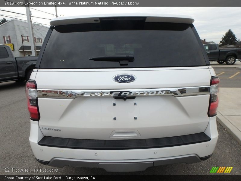White Platinum Metallic Tri-Coat / Ebony 2019 Ford Expedition Limited 4x4