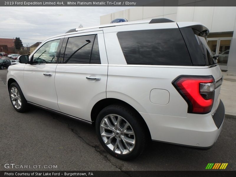 White Platinum Metallic Tri-Coat / Ebony 2019 Ford Expedition Limited 4x4