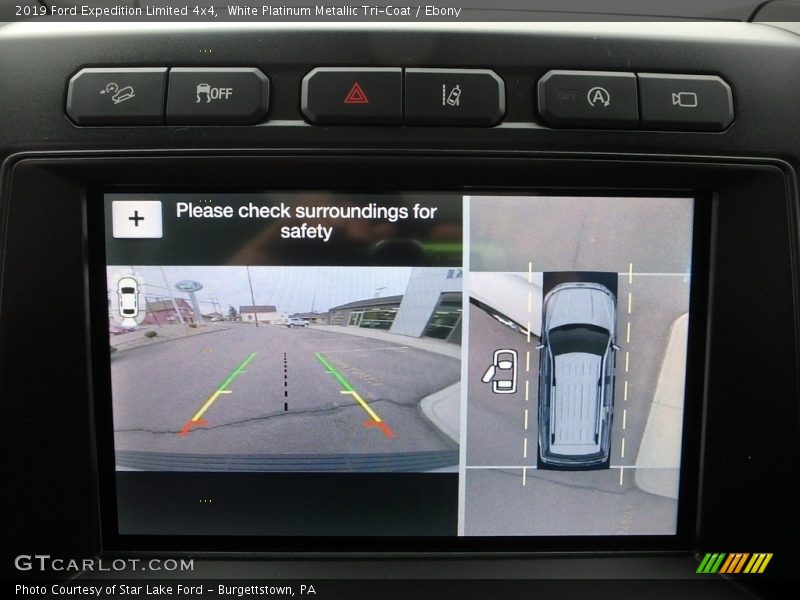 White Platinum Metallic Tri-Coat / Ebony 2019 Ford Expedition Limited 4x4