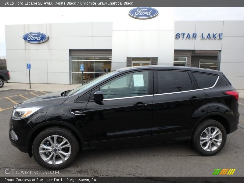 Agate Black / Chromite Gray/Charcoal Black 2019 Ford Escape SE 4WD