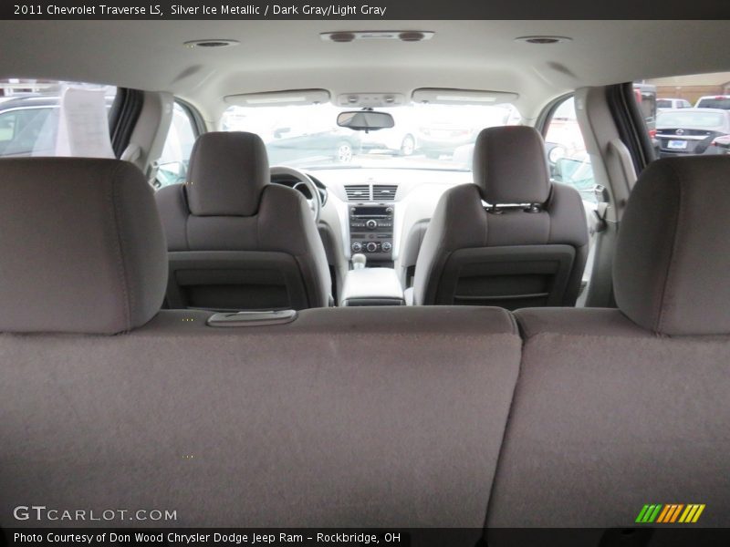 Silver Ice Metallic / Dark Gray/Light Gray 2011 Chevrolet Traverse LS