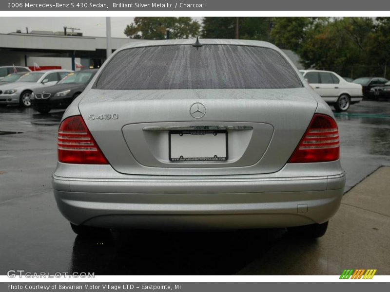 Brilliant Silver Metallic / Charcoal 2006 Mercedes-Benz S 430 Sedan