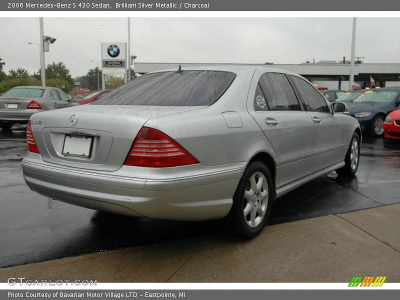 Brilliant Silver Metallic / Charcoal 2006 Mercedes-Benz S 430 Sedan