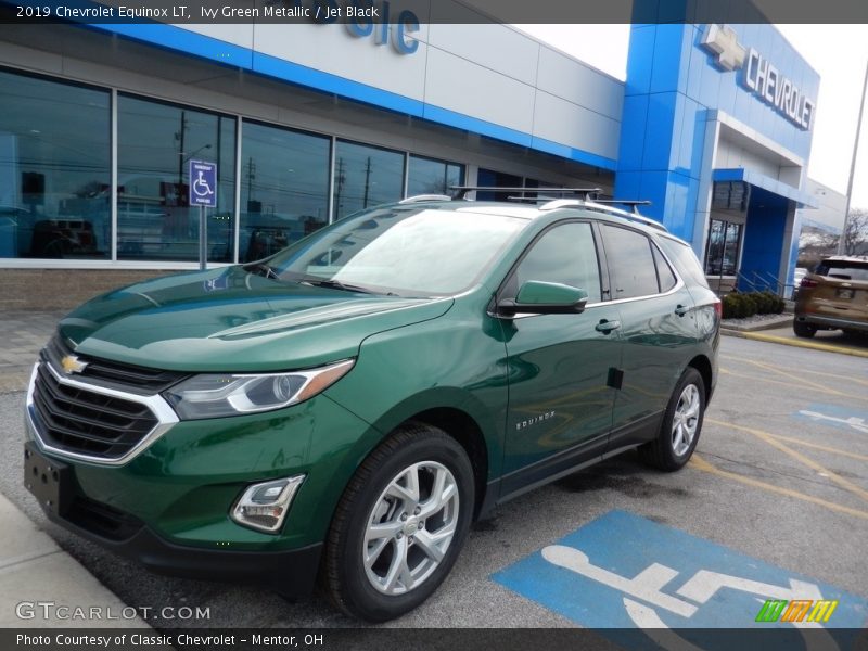 Ivy Green Metallic / Jet Black 2019 Chevrolet Equinox LT