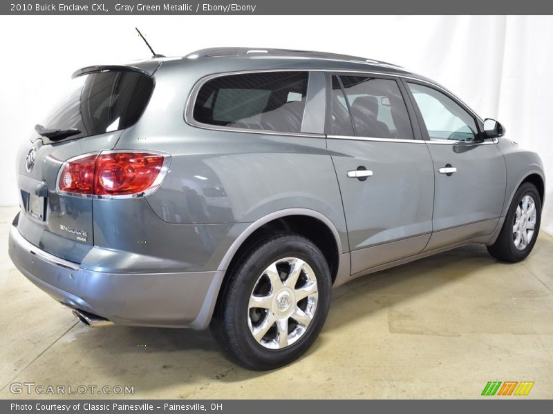Gray Green Metallic / Ebony/Ebony 2010 Buick Enclave CXL