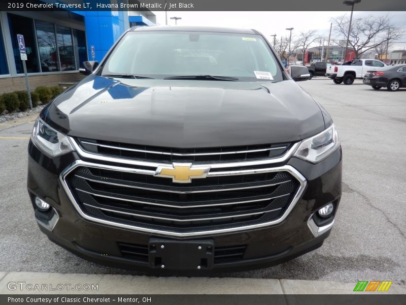 Havana Brown Metallic / Jet Black 2019 Chevrolet Traverse LT