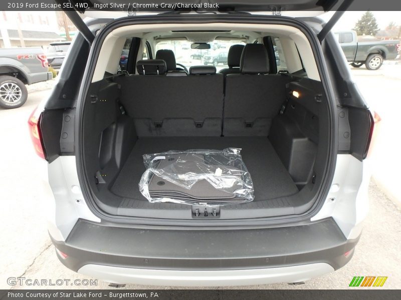 Ingot Silver / Chromite Gray/Charcoal Black 2019 Ford Escape SEL 4WD
