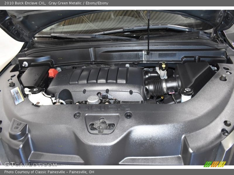 Gray Green Metallic / Ebony/Ebony 2010 Buick Enclave CXL