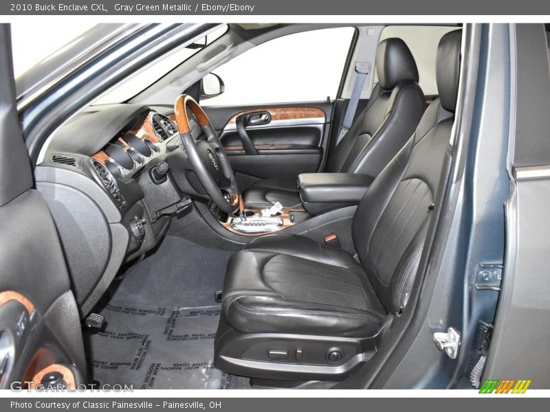 Gray Green Metallic / Ebony/Ebony 2010 Buick Enclave CXL