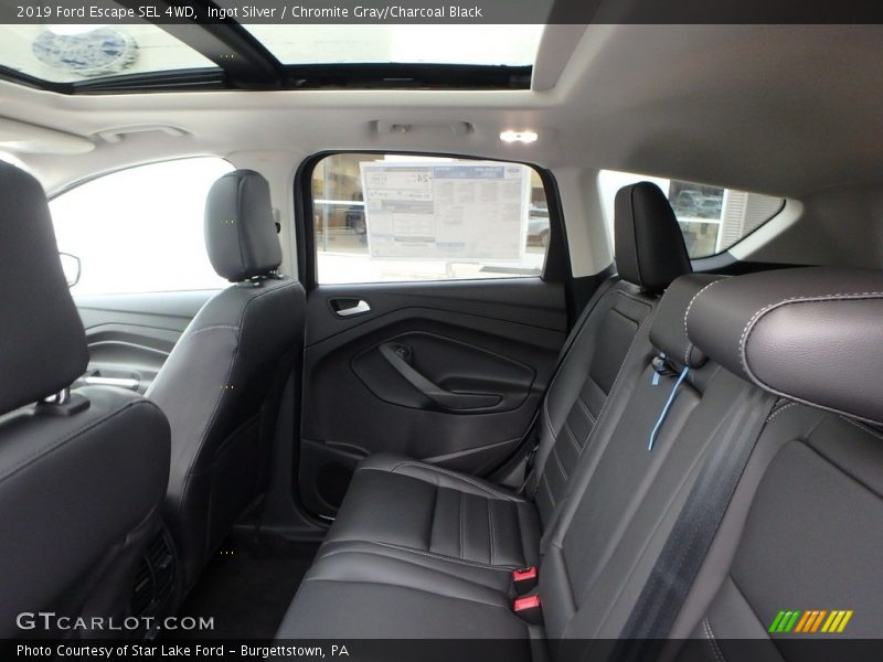 Ingot Silver / Chromite Gray/Charcoal Black 2019 Ford Escape SEL 4WD