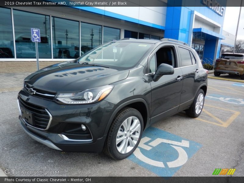 Nightfall Gray Metallic / Jet Black 2019 Chevrolet Trax Premier AWD