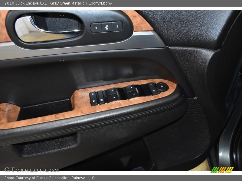Gray Green Metallic / Ebony/Ebony 2010 Buick Enclave CXL