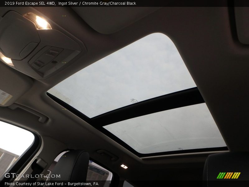 Ingot Silver / Chromite Gray/Charcoal Black 2019 Ford Escape SEL 4WD