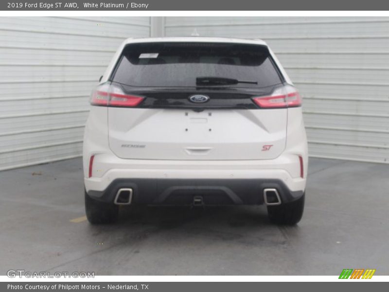 White Platinum / Ebony 2019 Ford Edge ST AWD