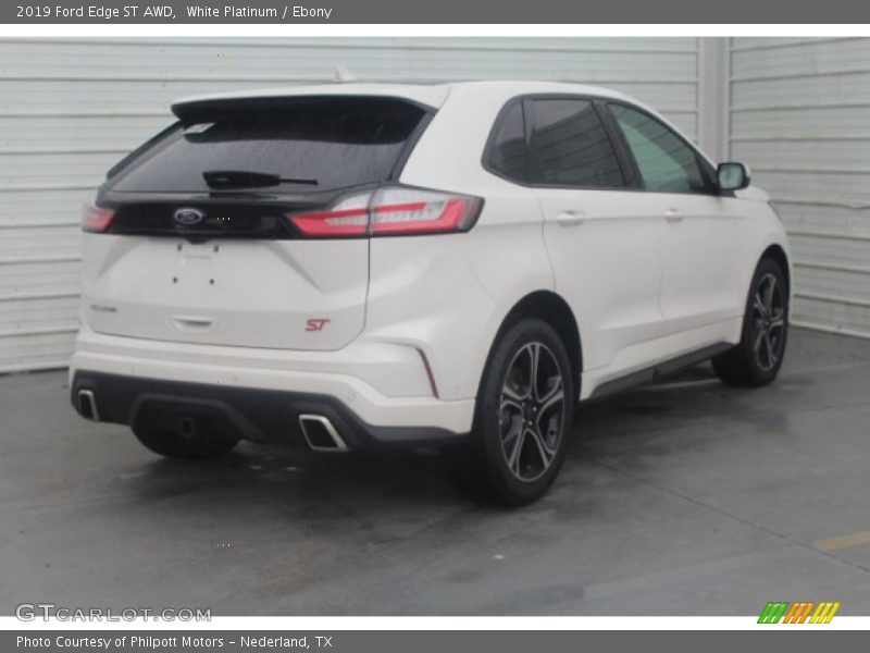 White Platinum / Ebony 2019 Ford Edge ST AWD