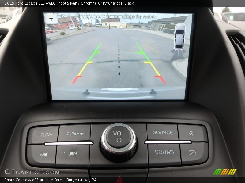 Ingot Silver / Chromite Gray/Charcoal Black 2019 Ford Escape SEL 4WD