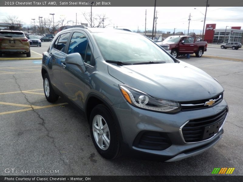Satin Steel Metallic / Jet Black 2019 Chevrolet Trax LT AWD