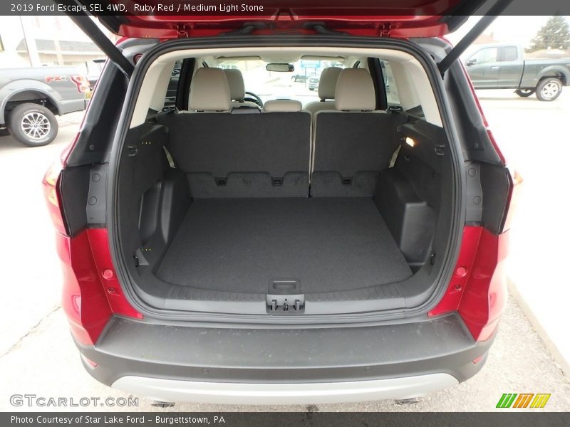 Ruby Red / Medium Light Stone 2019 Ford Escape SEL 4WD