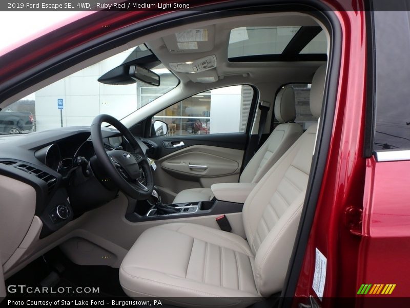 Ruby Red / Medium Light Stone 2019 Ford Escape SEL 4WD
