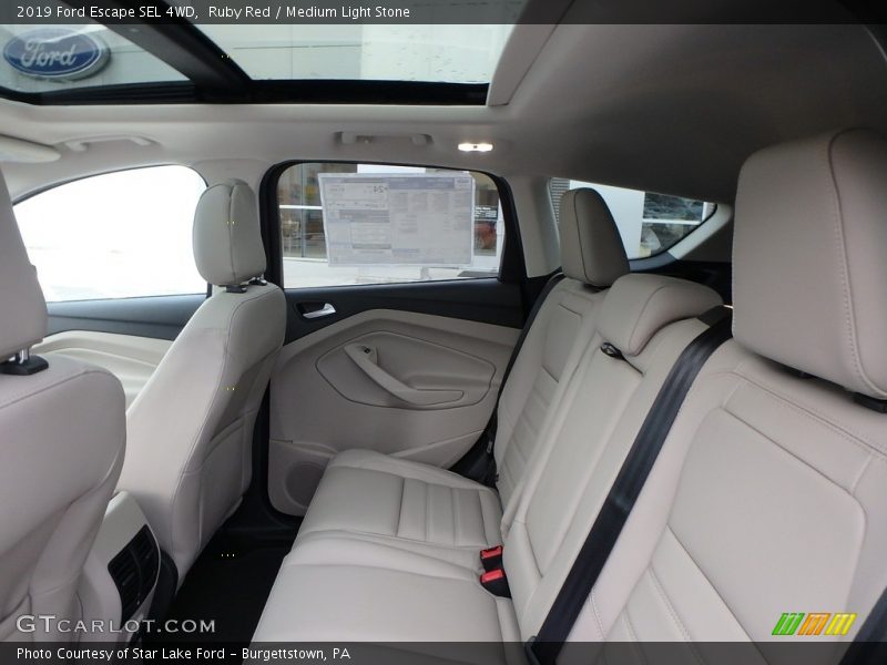 Ruby Red / Medium Light Stone 2019 Ford Escape SEL 4WD