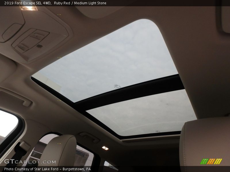 Ruby Red / Medium Light Stone 2019 Ford Escape SEL 4WD
