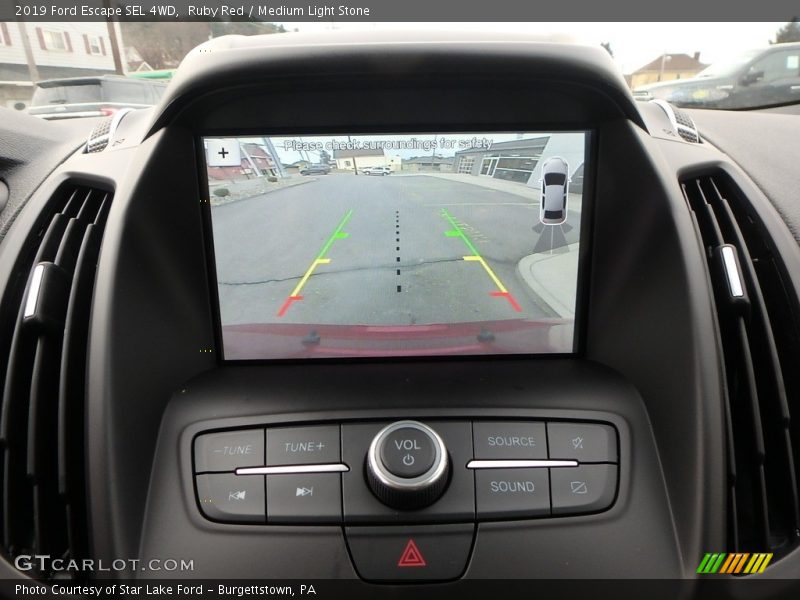 Ruby Red / Medium Light Stone 2019 Ford Escape SEL 4WD