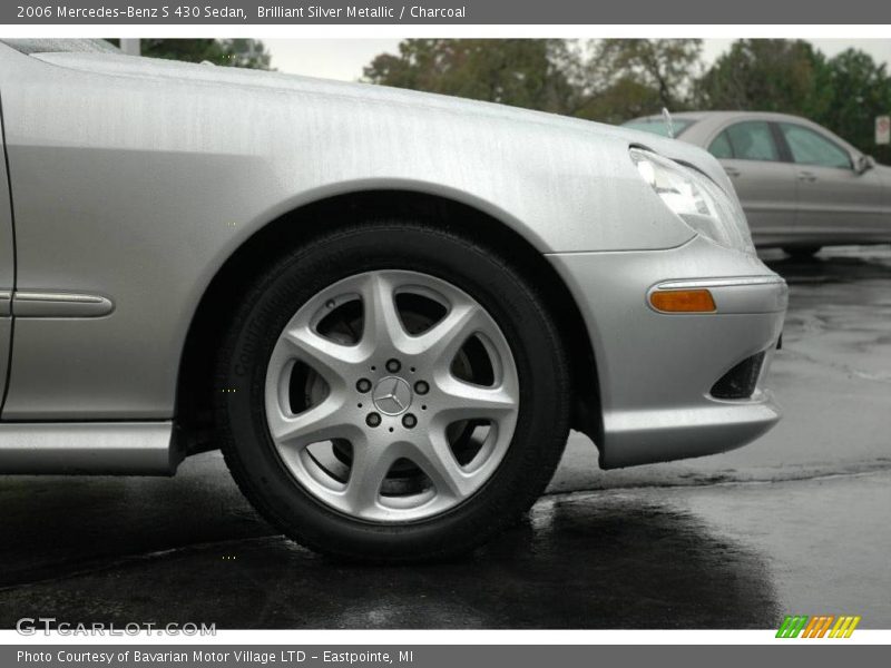Brilliant Silver Metallic / Charcoal 2006 Mercedes-Benz S 430 Sedan
