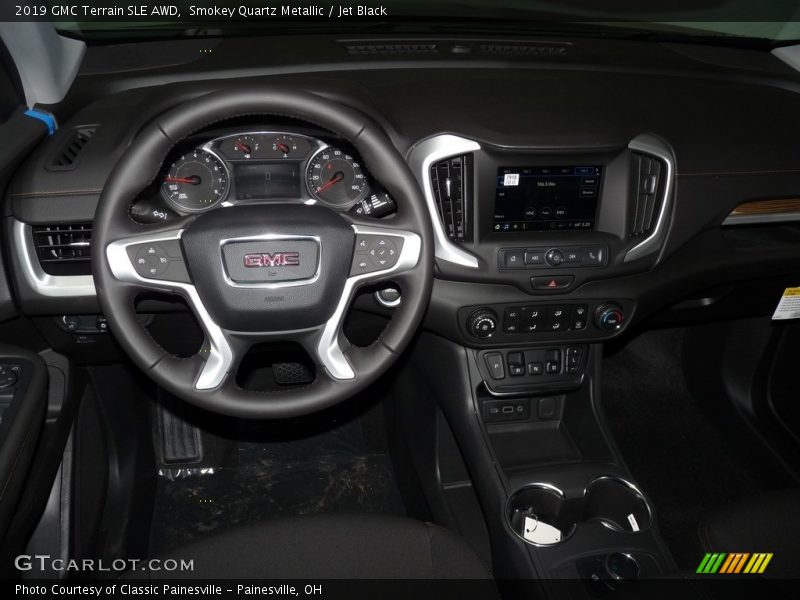 Smokey Quartz Metallic / Jet Black 2019 GMC Terrain SLE AWD