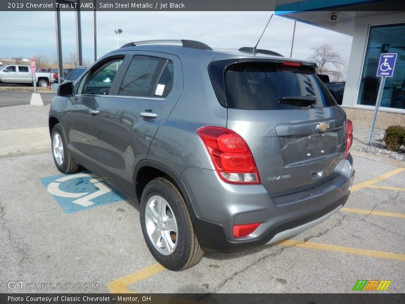 Satin Steel Metallic / Jet Black 2019 Chevrolet Trax LT AWD