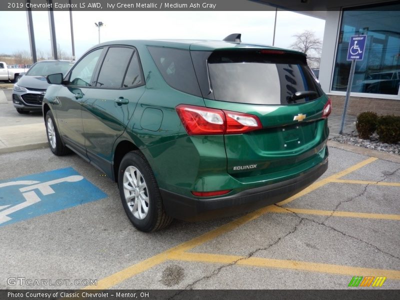 Ivy Green Metallic / Medium Ash Gray 2019 Chevrolet Equinox LS AWD