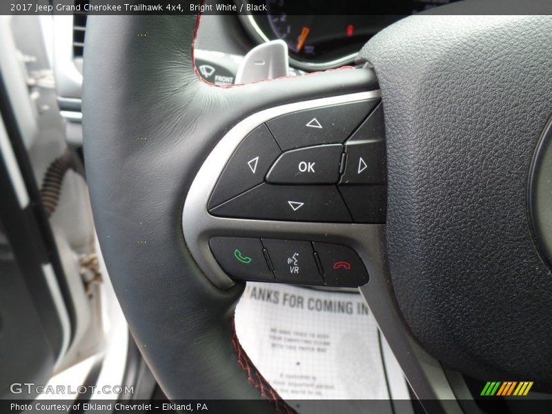 Bright White / Black 2017 Jeep Grand Cherokee Trailhawk 4x4