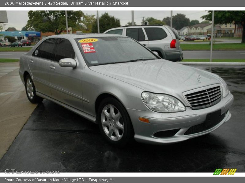 Brilliant Silver Metallic / Charcoal 2006 Mercedes-Benz S 430 Sedan