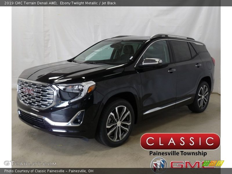 Ebony Twilight Metallic / Jet Black 2019 GMC Terrain Denali AWD
