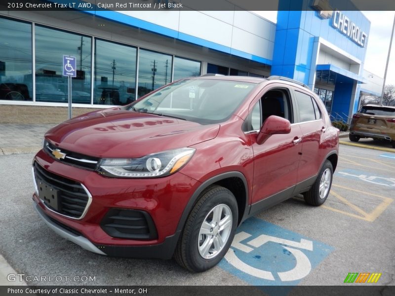 Cajun Red Tintcoat / Jet Black 2019 Chevrolet Trax LT AWD