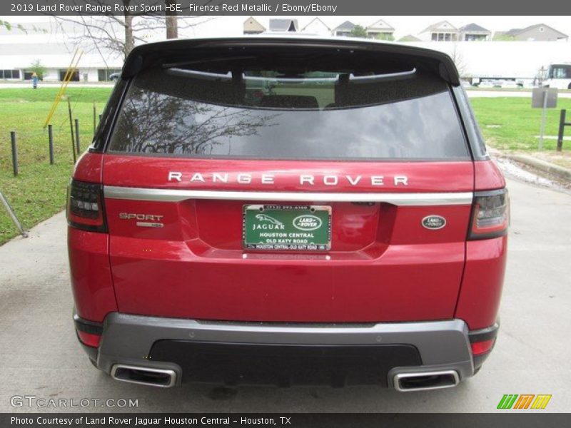 Firenze Red Metallic / Ebony/Ebony 2019 Land Rover Range Rover Sport HSE