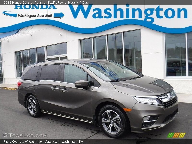 Pacific Pewter Metallic / Gray 2018 Honda Odyssey Touring