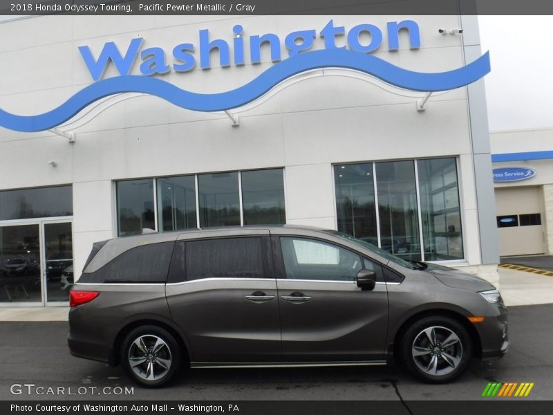Pacific Pewter Metallic / Gray 2018 Honda Odyssey Touring