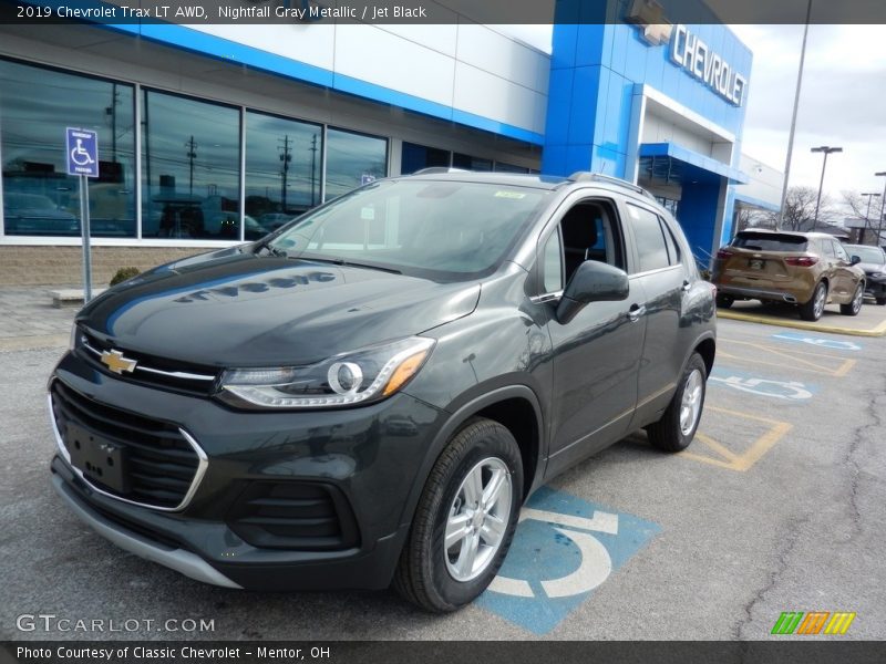 Nightfall Gray Metallic / Jet Black 2019 Chevrolet Trax LT AWD
