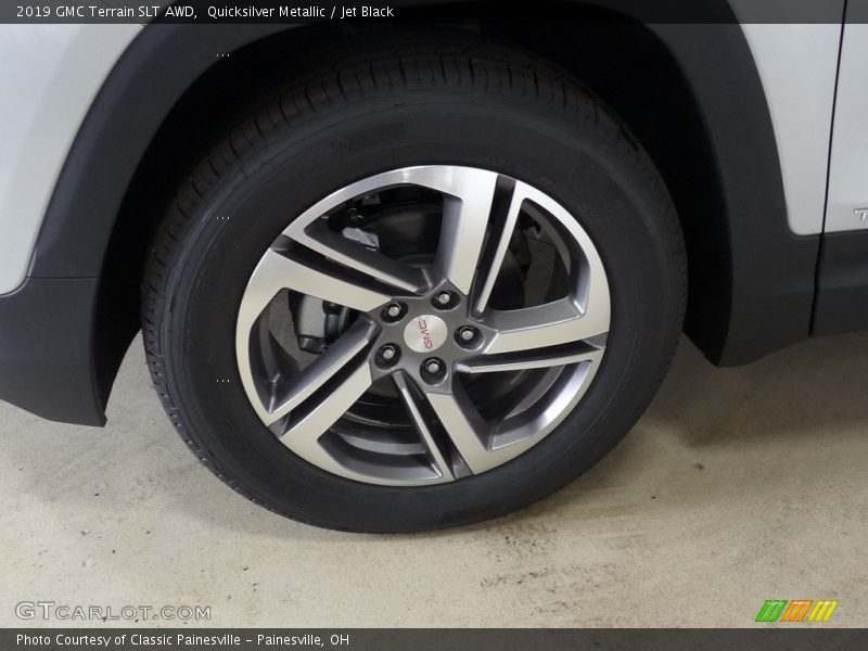 Quicksilver Metallic / Jet Black 2019 GMC Terrain SLT AWD