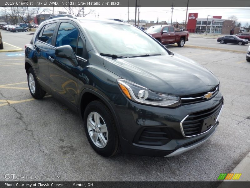 Nightfall Gray Metallic / Jet Black 2019 Chevrolet Trax LT AWD