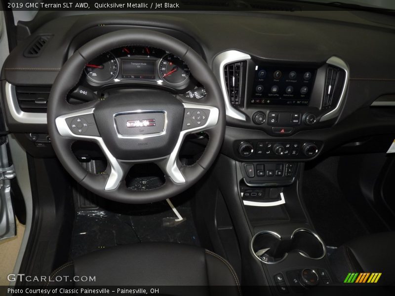 Quicksilver Metallic / Jet Black 2019 GMC Terrain SLT AWD