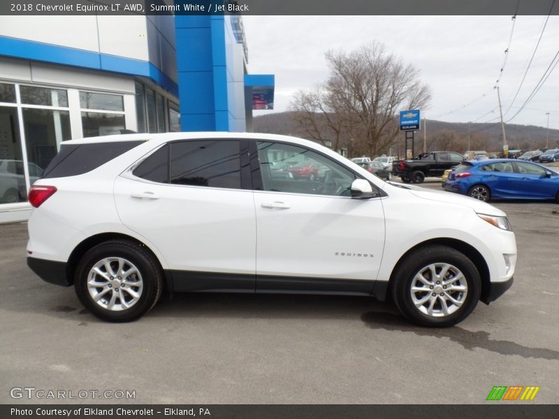 Summit White / Jet Black 2018 Chevrolet Equinox LT AWD