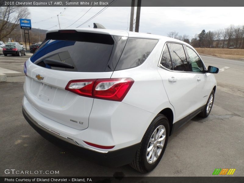 Summit White / Jet Black 2018 Chevrolet Equinox LT AWD