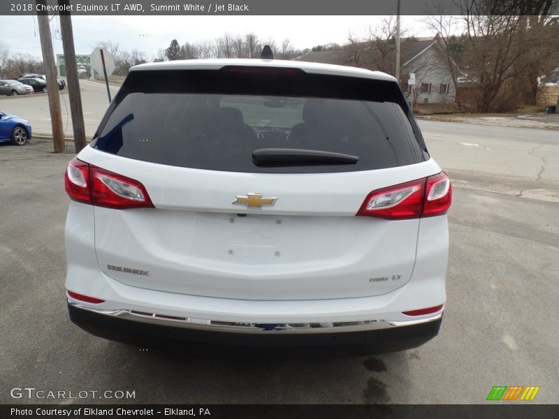 Summit White / Jet Black 2018 Chevrolet Equinox LT AWD